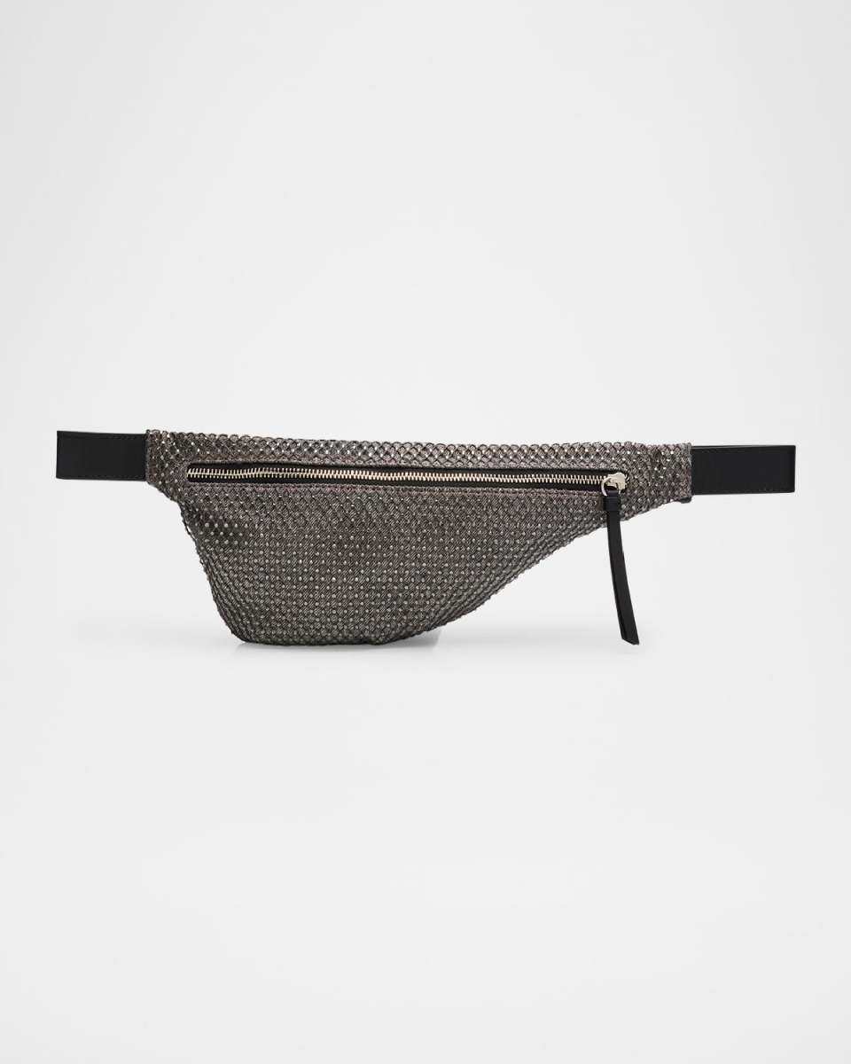 Petra Mini Mesh Embellished Sling Shoulder Bag