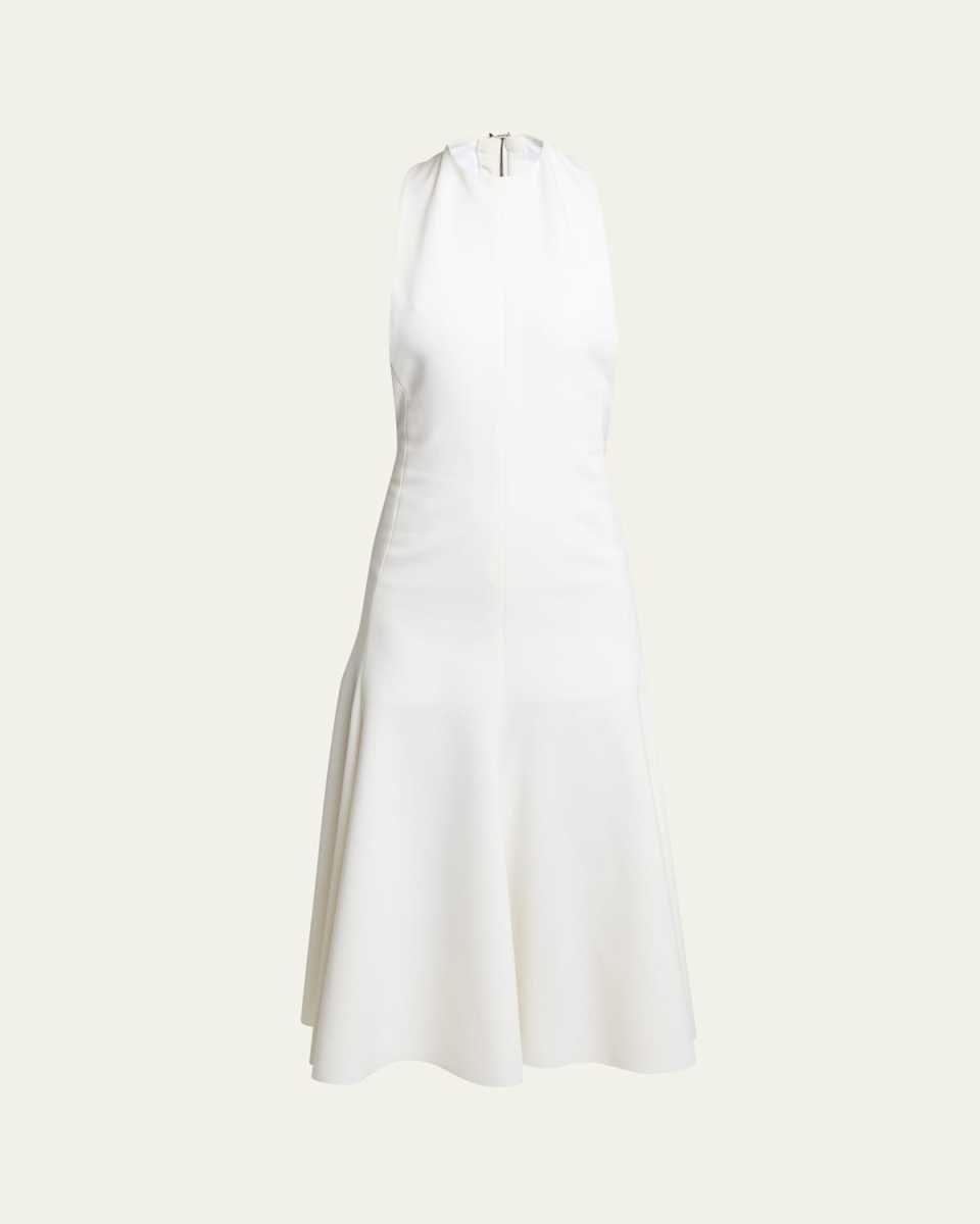 Favola Halter Backless Midi Dress