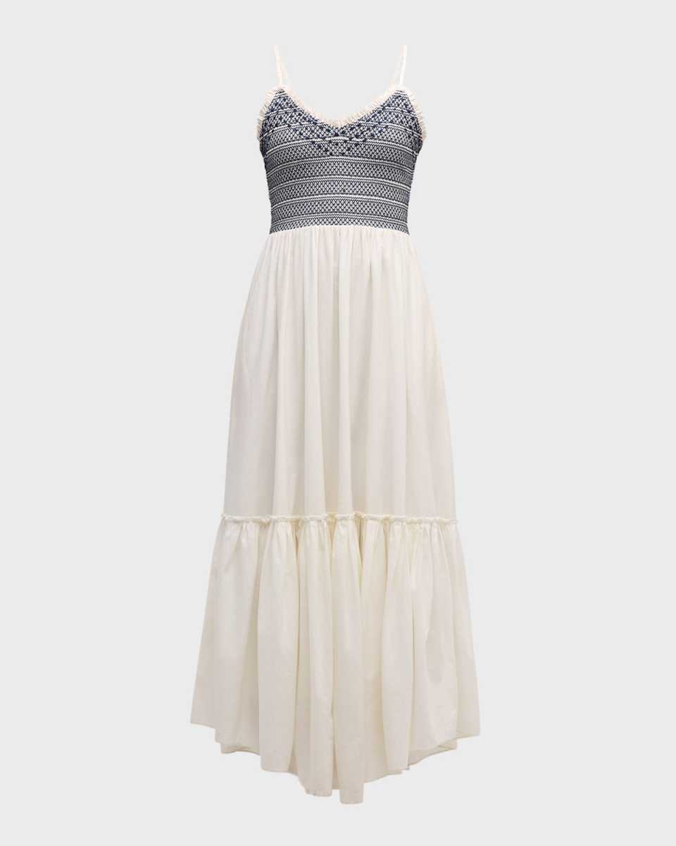Lucia Smocked Maxi Dress