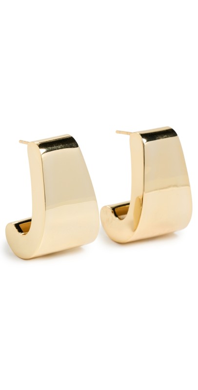MÉGA Silverski Slope Earrings Gold