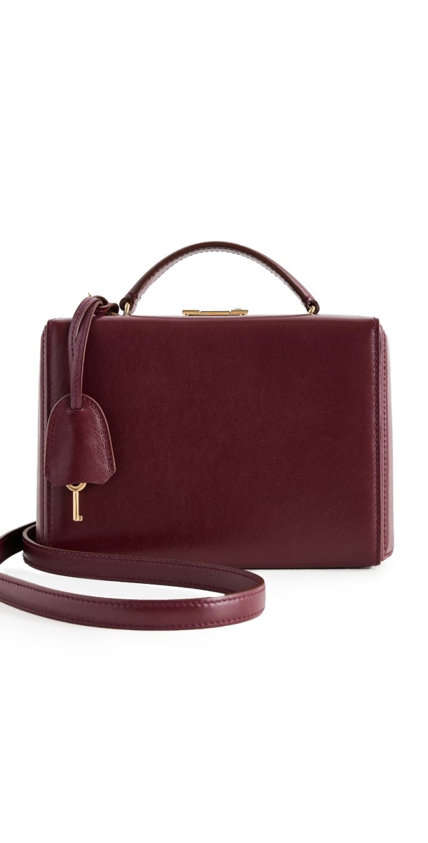 Mark Cross Grace Small Box Currant