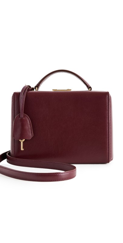 Mark Cross Grace Small Box Currant
