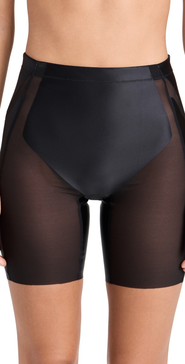 SPANX SPANXshape Booty-Lifting Mid-Thigh Short Cafe au Lait