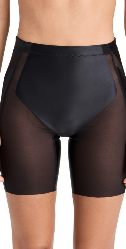 SPANX SPANXshape Booty-Lifting Mid-Thigh Short Cafe au Lait