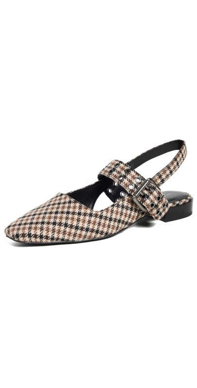 rag & bone Astra Slingbacks Tan Multi