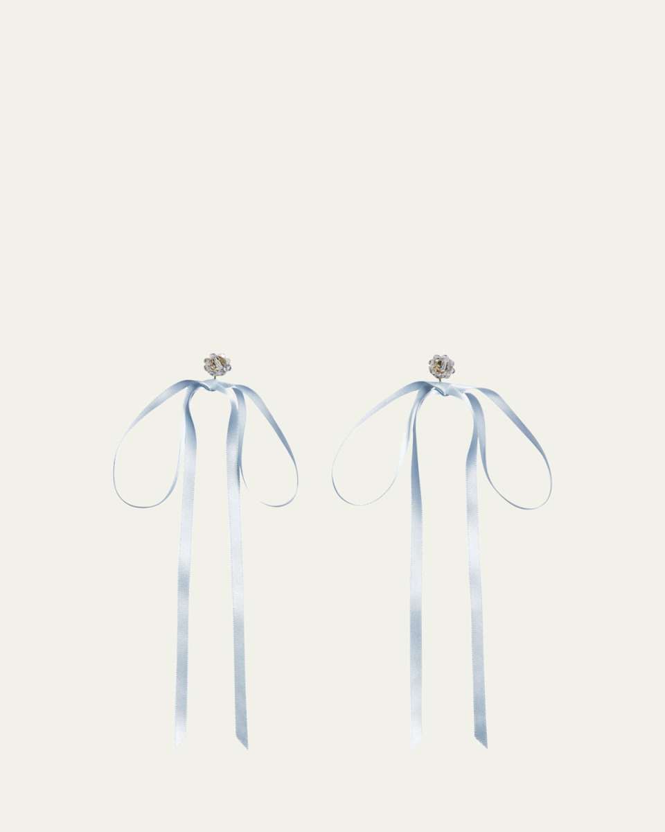 Bow Ribbon Stud Earrings