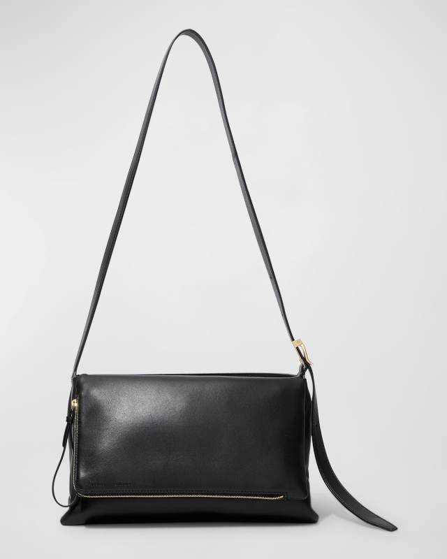 City Small Napa Leather Shoulder Bag