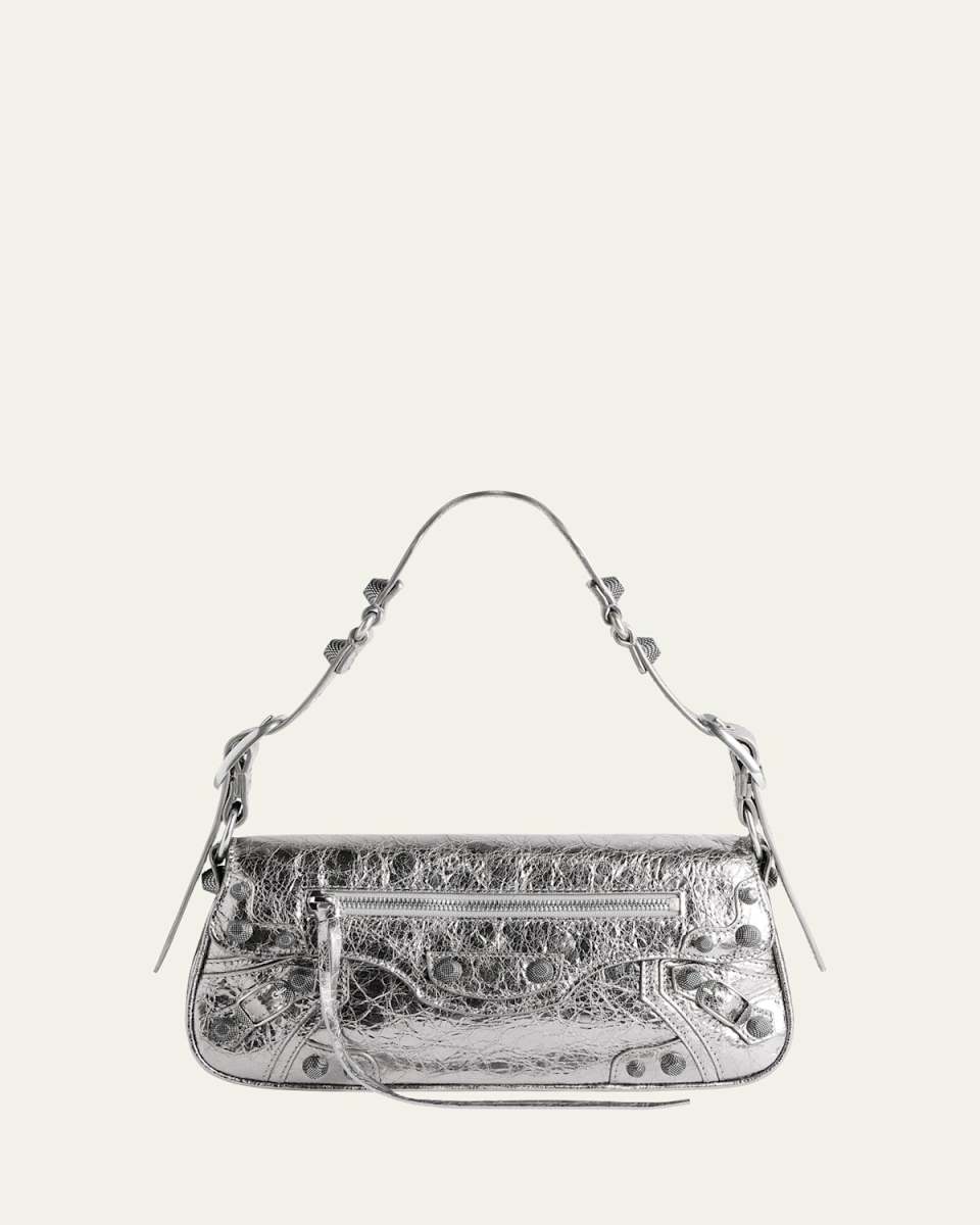 Le Cagole Small Sling Metallic Shoulder Bag