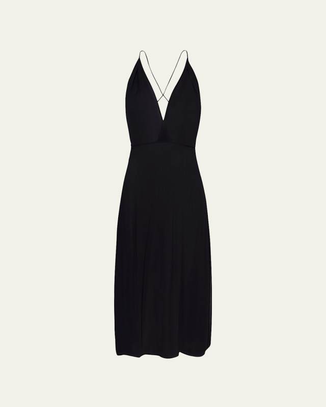 Solid Amalia Maxi Dress Coverup