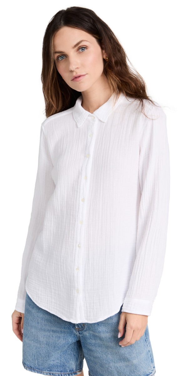 XIRENA Scout Buttondown Black