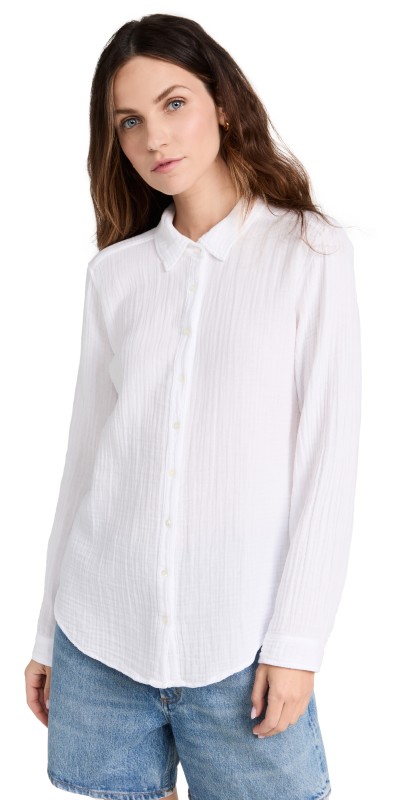 XIRENA Scout Buttondown Black