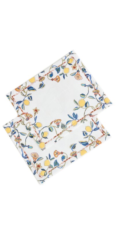 La DoubleJ Tablemat Set of 2 (35x45) Borboni Whit