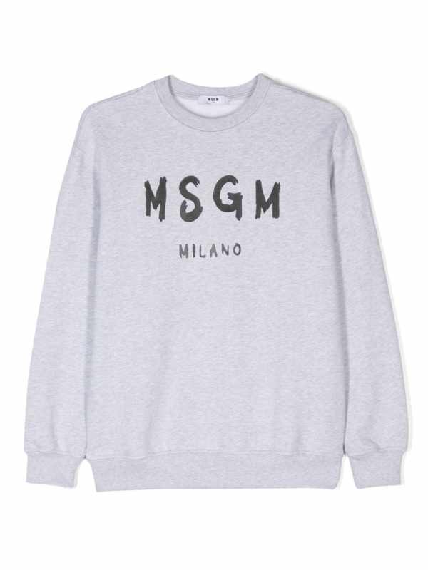 logo-print cotton sweatshirt