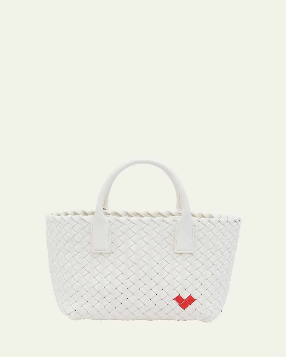 Cabat Mini Heart Leather Tote Bag