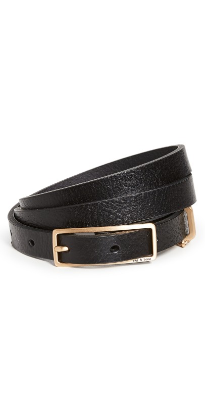 rag & bone Baby Rebound Belt Black