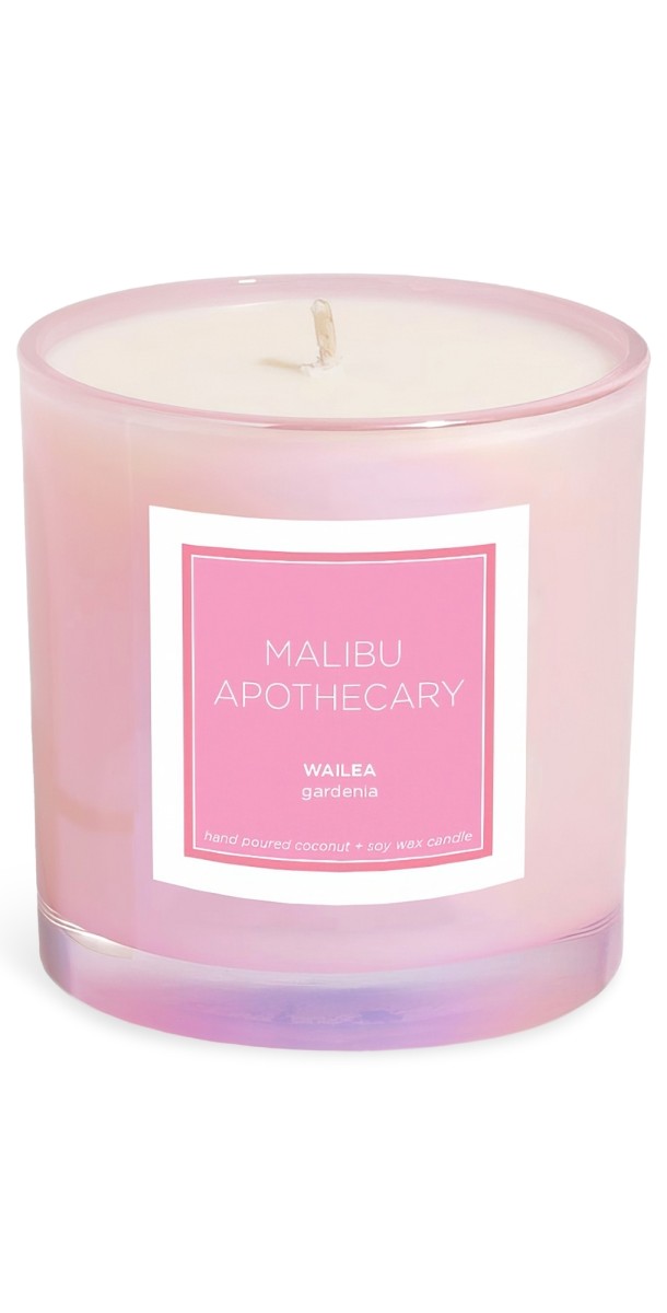 Malibu Apothecary Wailea Candle Iridescent Pink
