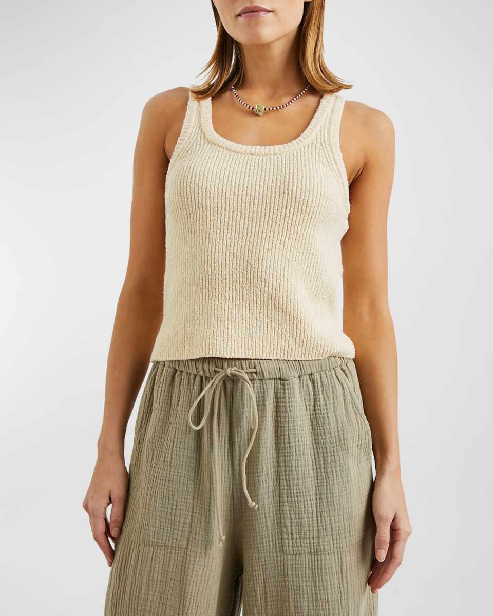 Albie Rib-Knit Tank Top