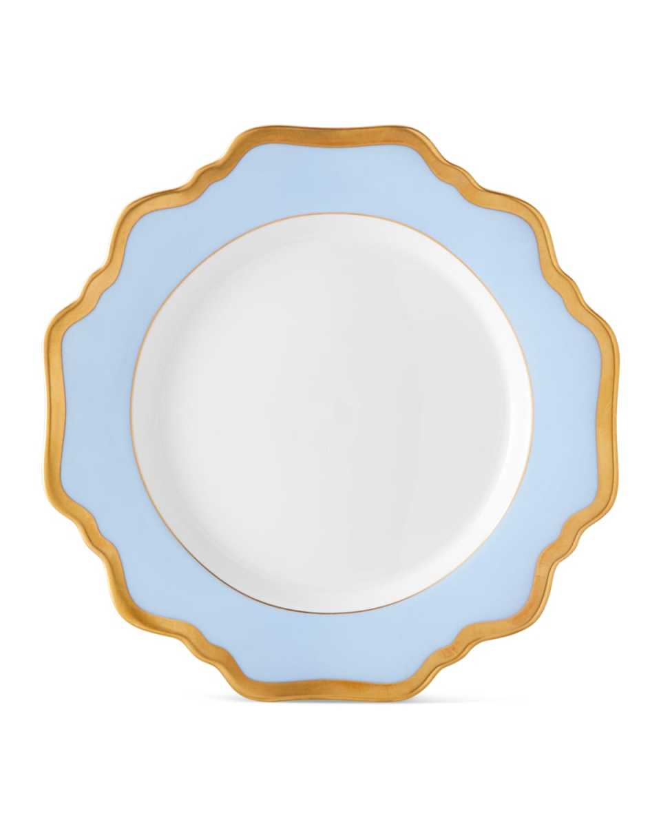 Sky Blue Rimmed Bread & Butter Plate