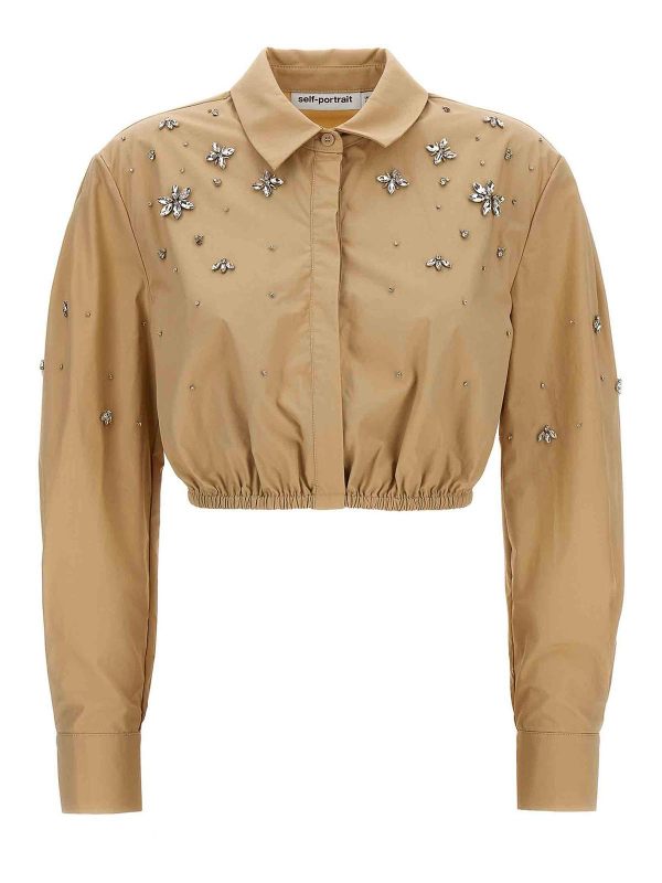 Self Portrait Top - Beige