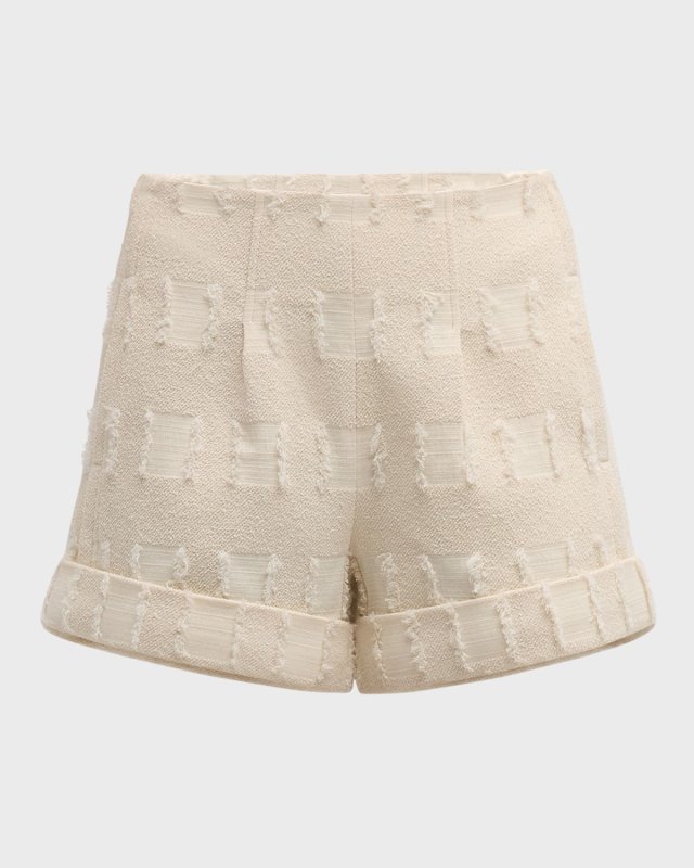 Olga Eyelash Jacquard Shorts