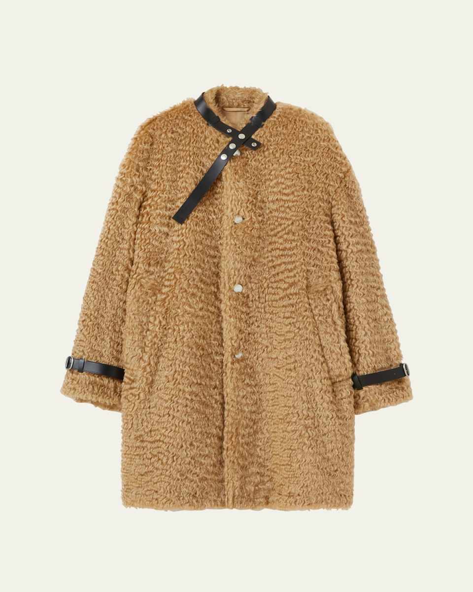 Wavy Mohair Coat