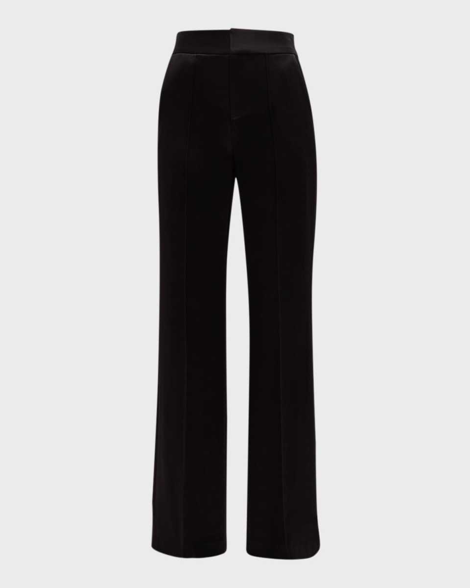 Dylan High-Rise Wide-Leg Satin Pants