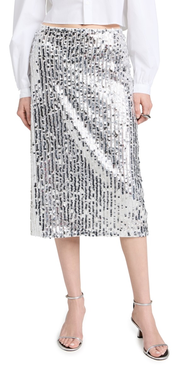 BAUM UND PFERDGARTEN Jolette Skirt Silver Mermaid