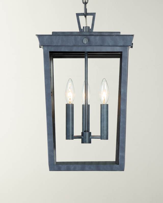 Belmont 3-Light Graphite Outdoor Chandelier