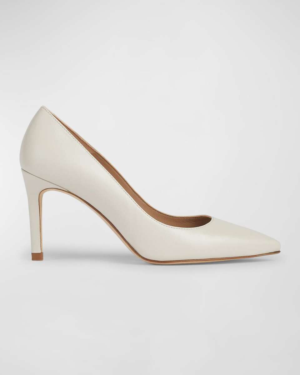 Floret Leather Stiletto Pumps
