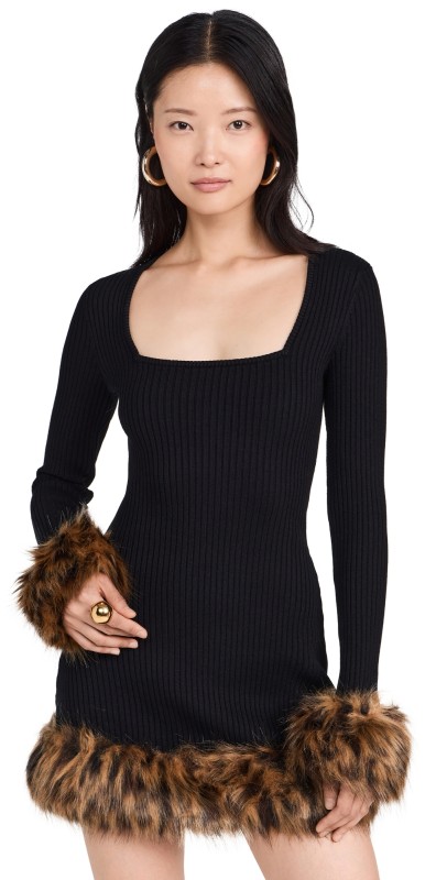 Show Me Your Mumu Francine Mini Dress Black