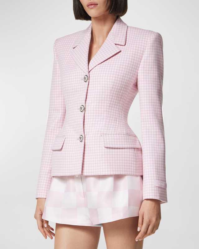 Informal Double Wool Natte Blazer Jacket