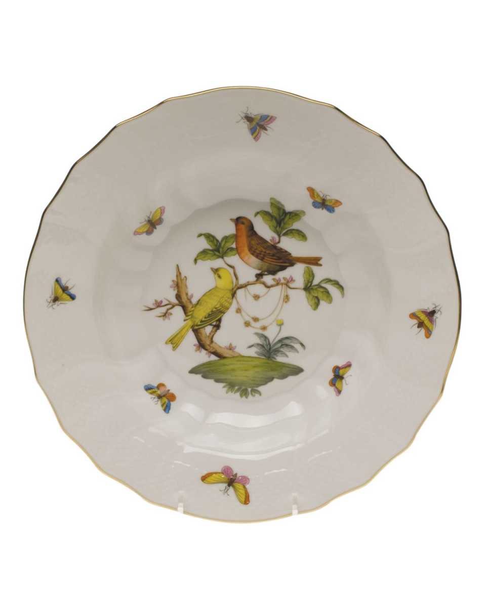 Rothschild Bird Motif 5 Rim Soup Bowl