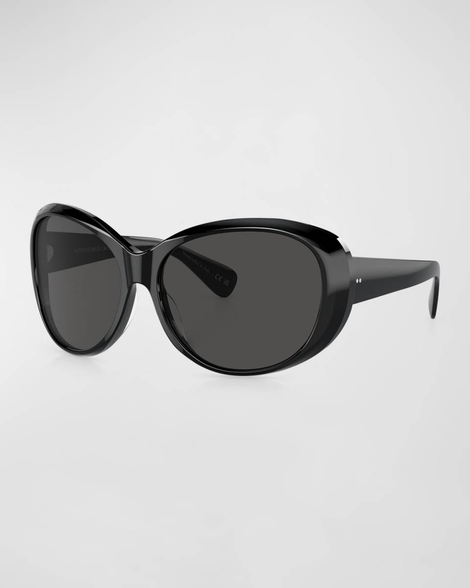 Maridan Acetate & Plastic Round Sunglasses