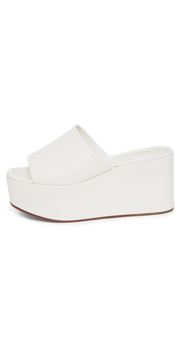 Mansur Gavriel Platform Mules Bianca