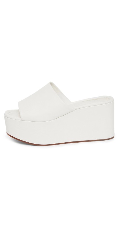 Mansur Gavriel Platform Mules Bianca