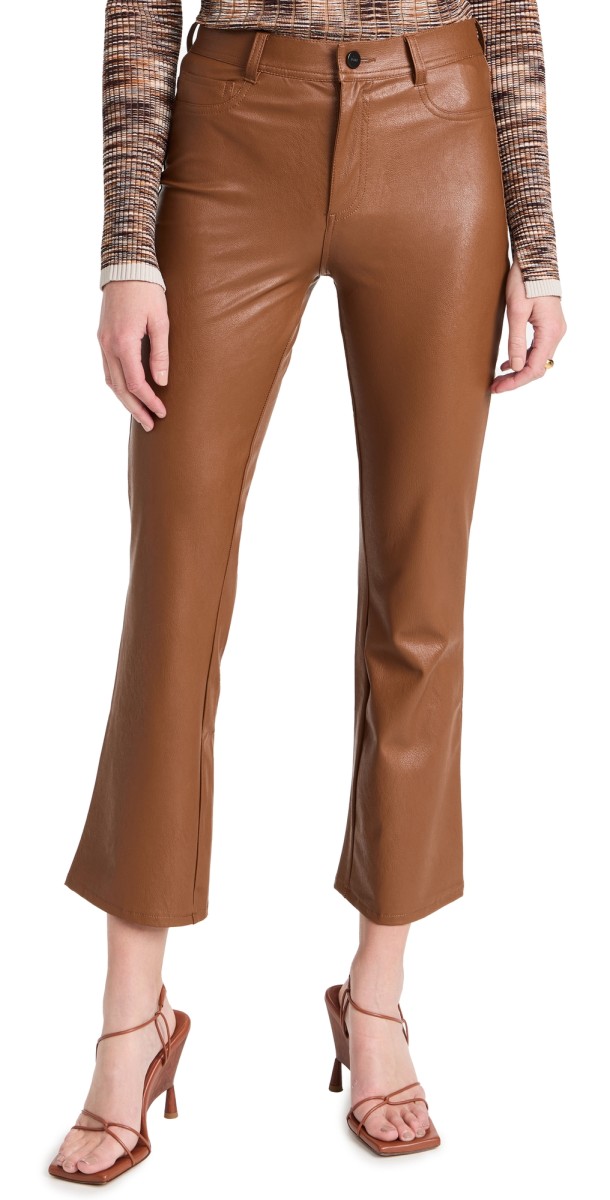 PAIGE Claudine Ankle Flare Jeans Dark Argan
