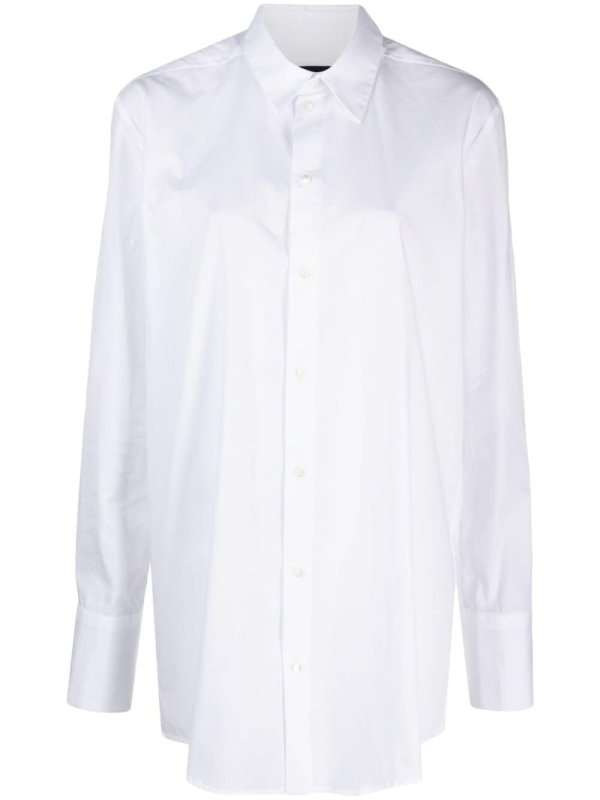 button-up virgin wool shirt