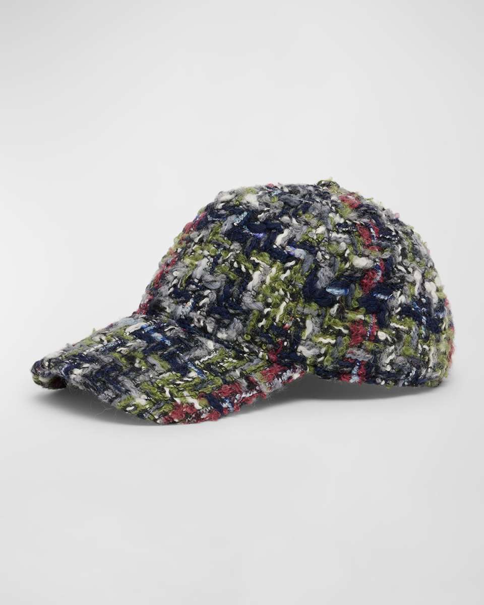 Tweed Wool Baseball Hat