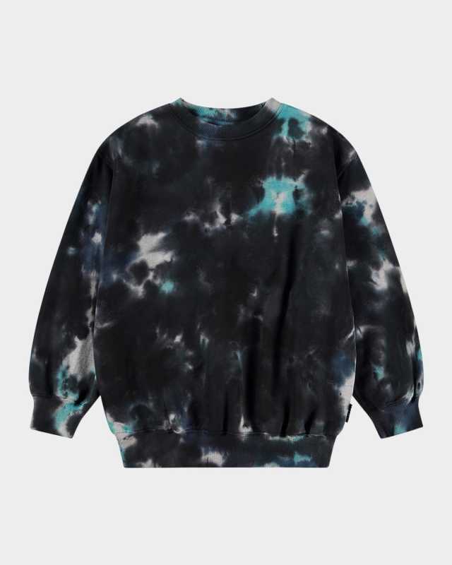 Boy's Monti Tie Dye Sweatshirt, Size 4-6