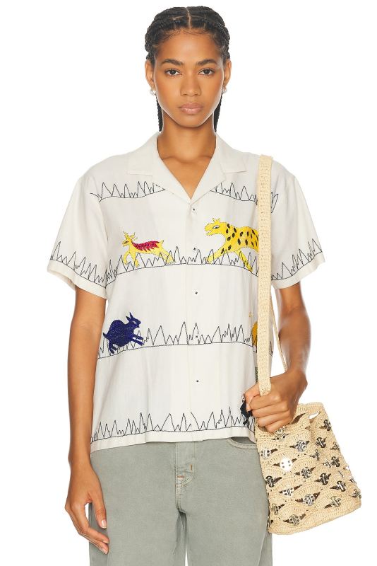 HARAGO Jungle Kantha Shirt