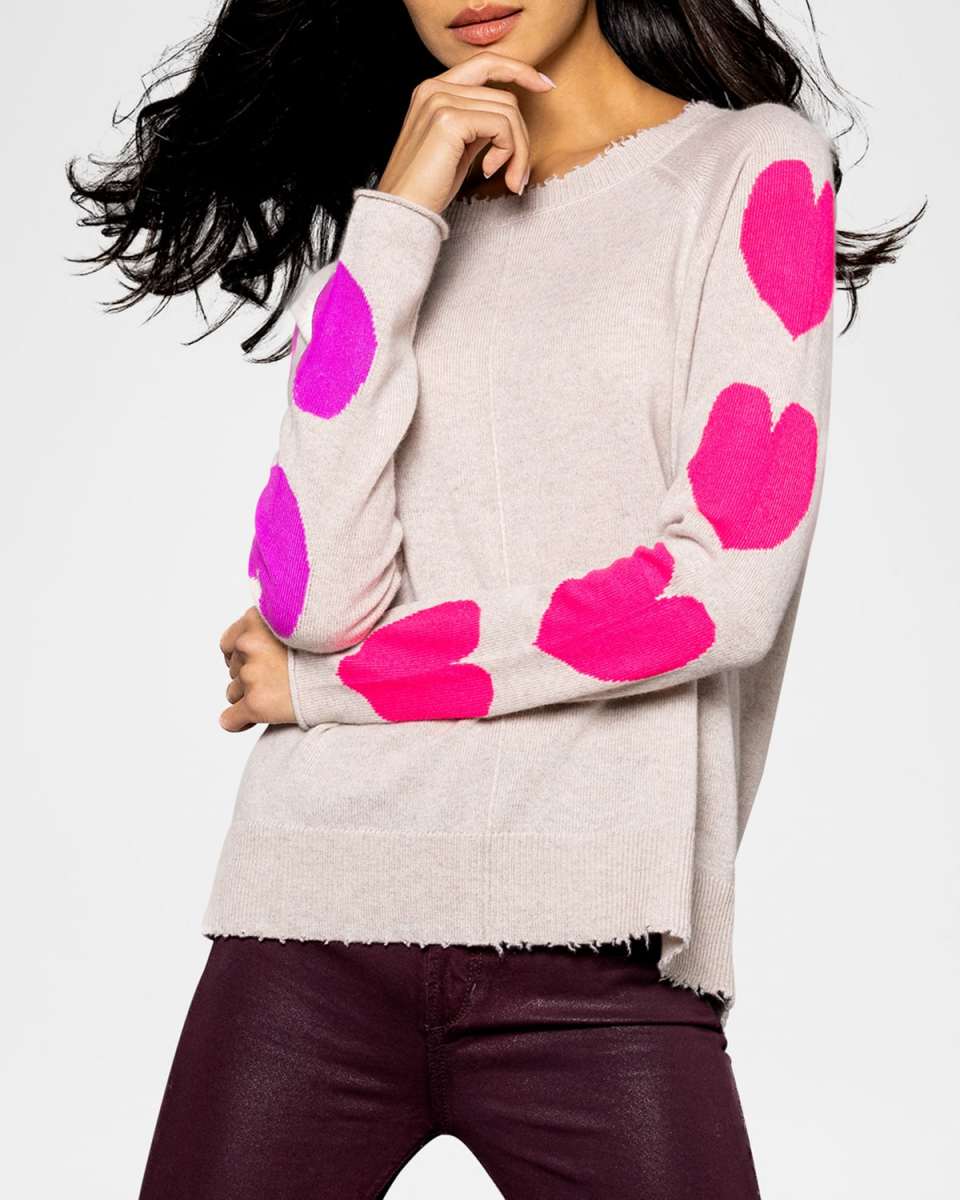 Heart Stealer Intarsia Cashmere Sweater