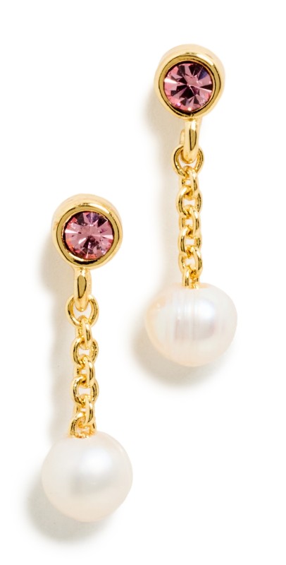 Madewell Freshwater Pearl Drop Earrings Woodrose