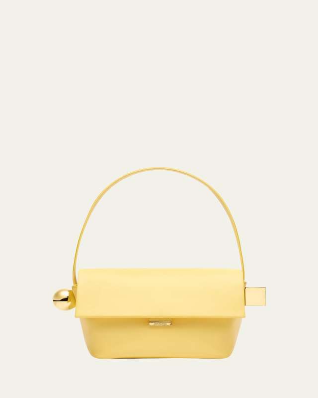 Le Rond Carre Leather Shoulder Bag