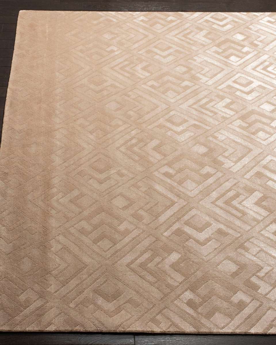 Deco Bas Hand-Knotted Rug, 6' x 9'