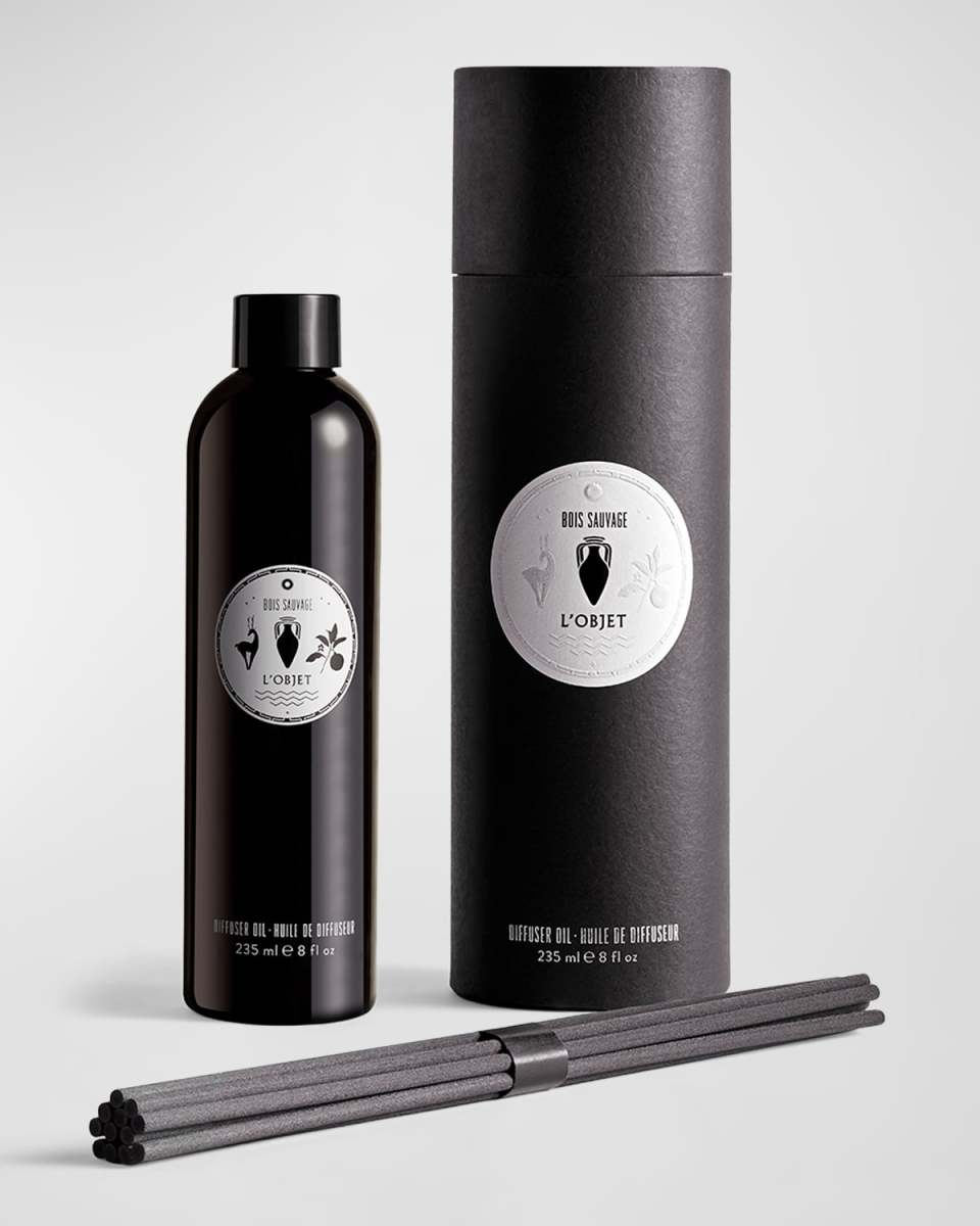 Bois Sauvage Apothecary Diffuser Oil + Reeds Refill, 8 oz.