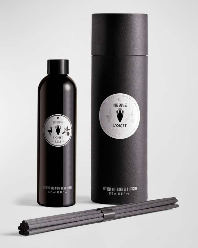 Bois Sauvage Apothecary Diffuser Oil + Reeds Refill, 8 oz.