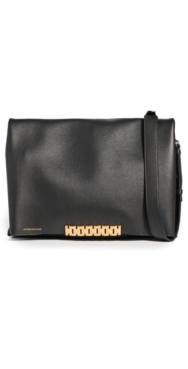 Victoria Beckham Mega Chain Pouch Black