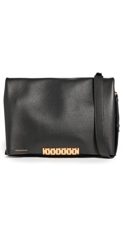 Victoria Beckham Mega Chain Pouch Black