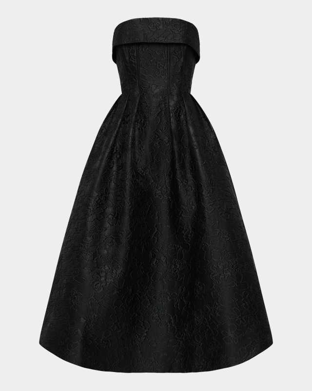 Esther Strapless Midi Dress