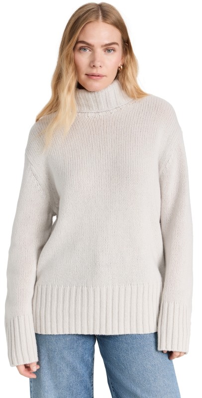 Jenni Kayne Cashmere Jet Turtleneck Sugar